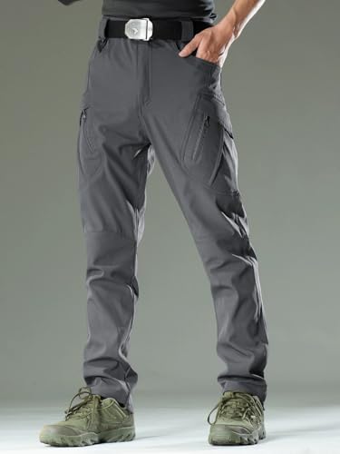 AUTIWITUA Men's Tactical Cargo Pants Water Resistant Lightweight Hiking Pants Outdoor Work Pants with Multi Pockets(No Belt) - Image 5