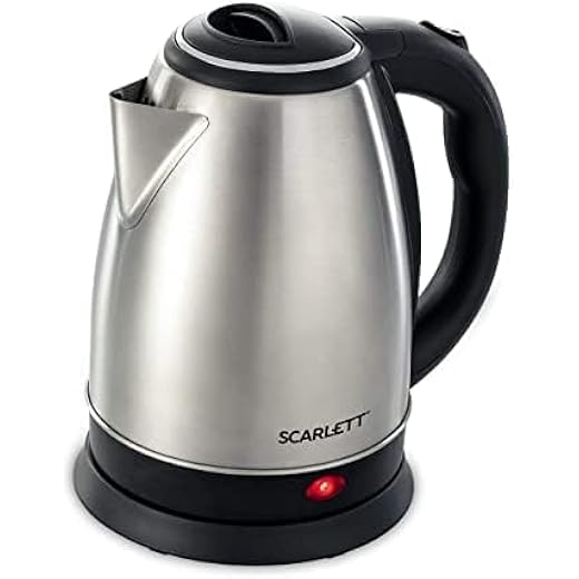 GOVINDGOPAL Scarlet Electric Kettle 2 Litre, For Hot Water-Tea-Coffee-Milk- Rice Maggi-Pasta-Cooking Foods Multipurpose Kettle Etc.(Stainless steel)