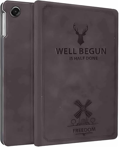 Image of ProElite Cover for Samsung Galaxy Tab A11 Plus 11 inch 2025, Deer Smart Flip Case Cover for Samsung Galaxy Tab A11+ 11 inch 2025, Coffee