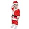 Jipersuo Vestito Babbo Natale Bambino Costume Babbo Natale per Ragazzi 4Pcs Christmas Santa Set for Unisex Kids 1-9 Anni (Rosso, 4-5 anni)