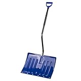 VNIMTI Snow Shovel for Driveway, Metal Snow Shovel for...
