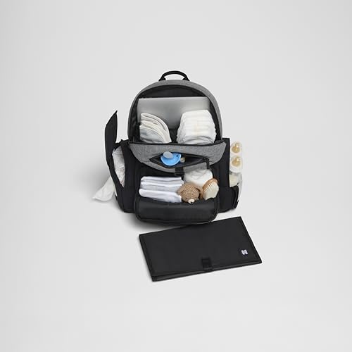 Huggies Day Pack Diaper Backpack, Black/Solid, One Size