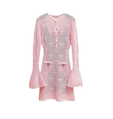 Robe minceur col rond épissé résolvant le confort de la taille