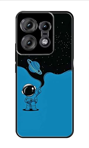 Image of Metal TPU Printed Back Cover for Motorola Edge 50 Pro 5G (Child Astronaut) 360 Degree Protection | Camera Protection -25092024(AH)