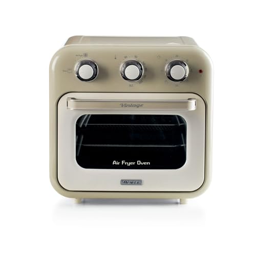 Friteuse sans huile Ariete 4632 en acier inoxydable double verre durable