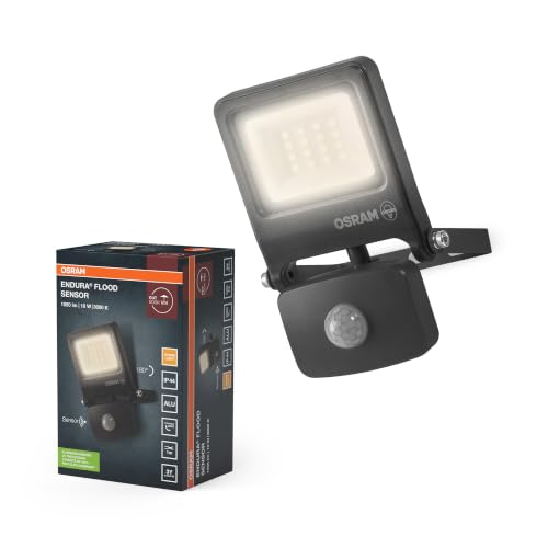 Osram Projecteur Extérieur LED avec Capteur ENDURA Flood, 10W, 1000lm,