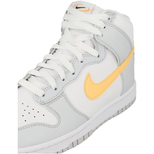 Nike Nike Dunk High Womens Shoes Size 6, Color: White/Grey-White