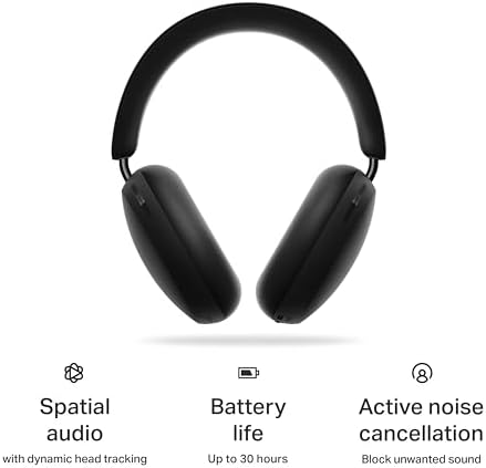 Sonos Ace Noise Cancelling Bluetooth Over-Ear Headphones - Black - 1