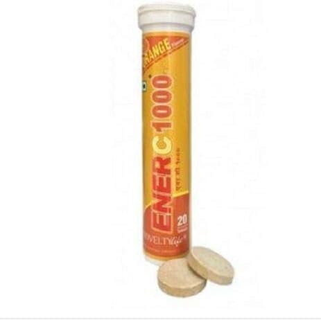 Ener C 1000-20 Tablets 100% Pure & Natural Original SKIN LIGHTENING vitamin C