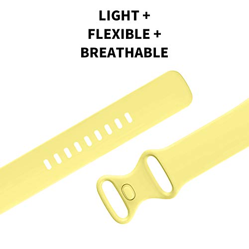 FunBand Compatible with Bands Fitbit Versa 3 / Versa 4 / Sense 2 Strap, Soft Silicone Fitness Sports Replacement Wrist Strap Bracelet for Fitbit Versa 4 / Versa 3 / Sense 2 Smart Watch (3 Pack) - Image 3