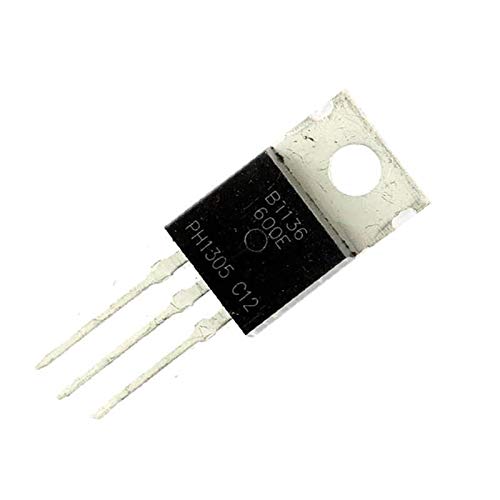 Image of BT136 Triac -600E 600V 4Amp High Switching Speed Silicon TRACK Transistor pack of (2)
