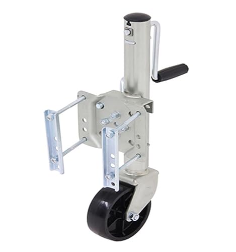 Support de roue de guide cric de remorque 1200LBS 6 pouces