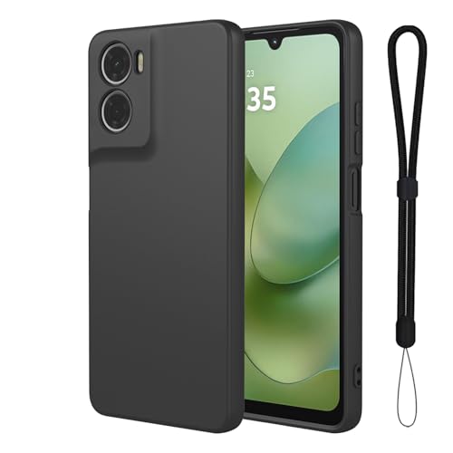 For Motorola(���g���[��)moto g06/G06 Power �P�[�X �ی�J�o�[ �u���b�N �y�� �_�� �w��h�~ ���ϖh�~ �C�菝�h�~ �����Y�ی� ���E�ȒP TPU Motorola(���g���[��)moto g06/G06 Power �P�[�X(