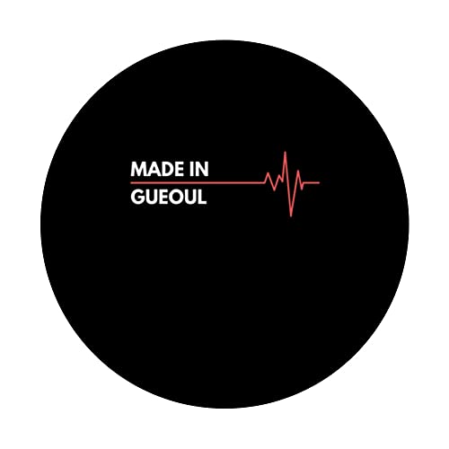 Made In Gueoul Senegal City Of Birth Hometown PopSockets Swappable PopGrip, Black - Image 3