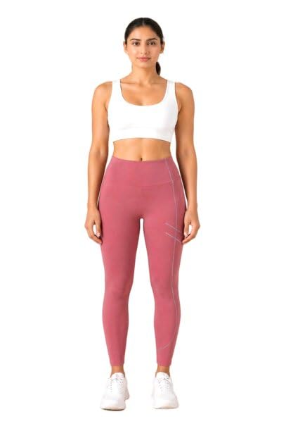 Women’s Athleisure Yoga Track Pants | Relaxed Fit Polyester Activewear Joggers for Gym, Workout, Running & Casual Wear - Red-picture-47