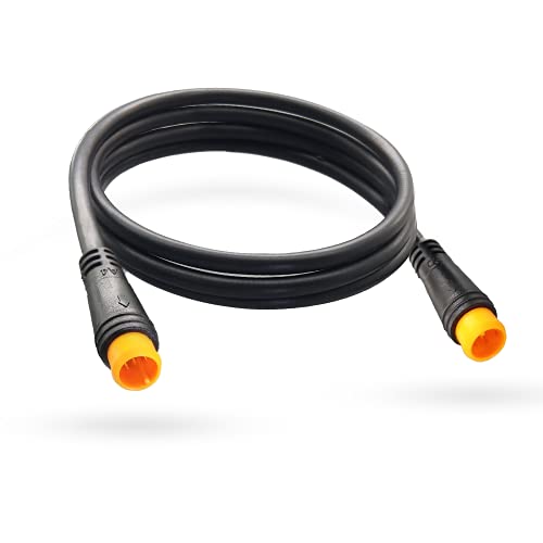 Dbrand Extension Cable 2Pin/3Pin/4Pin/5Pin/6Pin/9Pin Plug Waterproof Connector for Ebike Kit,Display/Ebrake/Throttle/Shift Sensor/Hub Motor/Mid-Motor Signal Extension Cable (3PIN Male-Male)