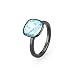 Produktbild Brosway Tring Rebellion-Ring, Edelstahl, pvd und Türkis Swarovski-Steinchen, Größen: N 1/2