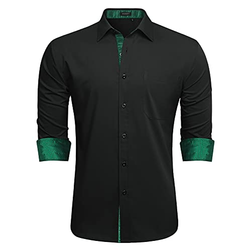 HISDERN Men's Dress Shirts 