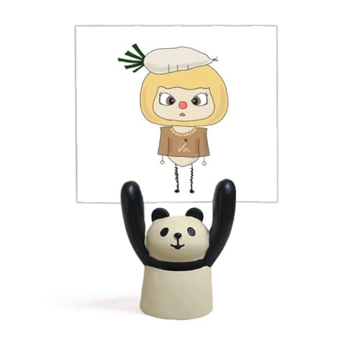 Panda stand mémo holder radis blanc pour ne plus jamais oublier vos notes urgentes