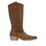 REFRESH   Botte femme Femme Camel   Chaussures confortables et polyvalentes   Mode décontractée   Modèle 17529202 (Taille36)