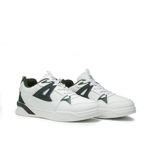 Image of ASIAN Men CHICAGO-02N Stylish Casual Mid Top Sneakers and Trendy Shoes with Laces for Men & Boys | Perfect for Wearing to Outings, and Comfortable All-Day Use, Stylish and Durable-CHICAGO-02N$