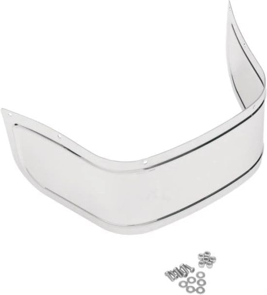 Replacement Chrome Front Fender Skirt Plain for 143238
