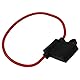 Lumonic KFZ Sicherungshalter mit 25cm Kabel wasserfest mit Kappe I 30A KFZ SIcherungshalter Flachsicherung I Auto Sicherungshalter, Flachsicherungshal