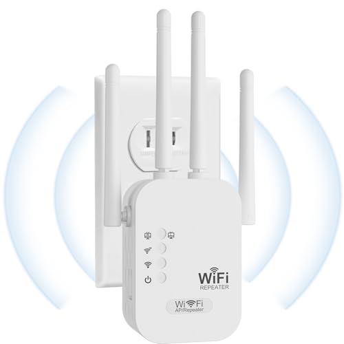 2026 WiFi Extenders Signal Booster for Home Long Range Up to 9800 sq. ft & 40 Devices, WiFi Extender Signal Booster, Internet Booster, Long Range WiFi Extender,Quick Setup-Medium
