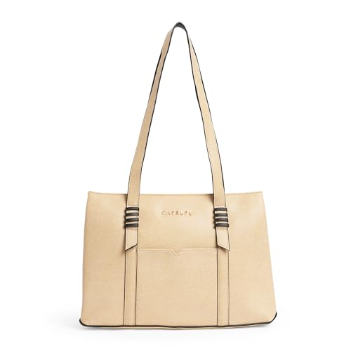 Image of Caprese Roma Tote Medium Bag for Women|Stylish, Durable, Multi-Compartment Design for Work, Travel, Shopping |Comfortable Straps Shoulder Bag, Ideal for Laptop & Essentials