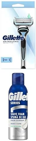 Gillette Skinguard Sensitive Tıraş Makinesi 3 Yedekli + Series Nemlendirici Tıraşköpüğü250ml