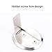 TopHomer Magnetic Door Stopper Zinc Alloy Strong Magnetic Door Stop with Screws Floor Mount Invisible Magnetic Door Stop for Kitchen, Bedroom, Bathroom Doors(Silver)