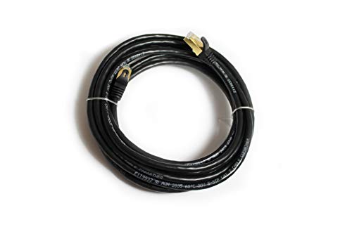 Cable ethernet STP Nexhi CAT-7 10 pies con RJ45 negro miniatura 2