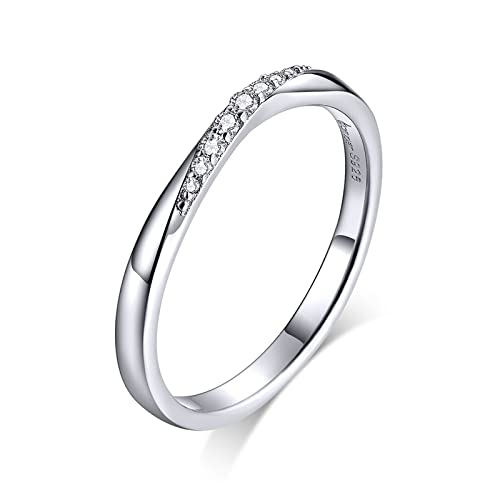 Bague mariage chic en argent 925 et zirconium pour briller en soirée