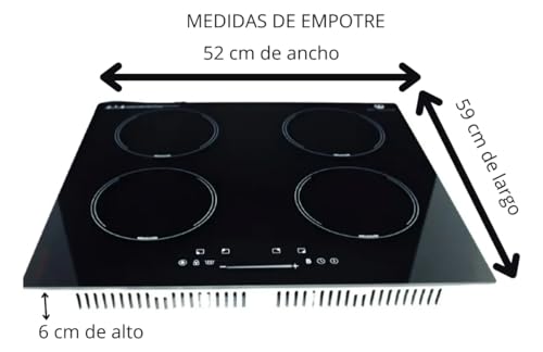 Catálogo para Comprar On-line Parrilla de Induccion 4 Quemadores los 5 mejores. 30 Imagen adicional