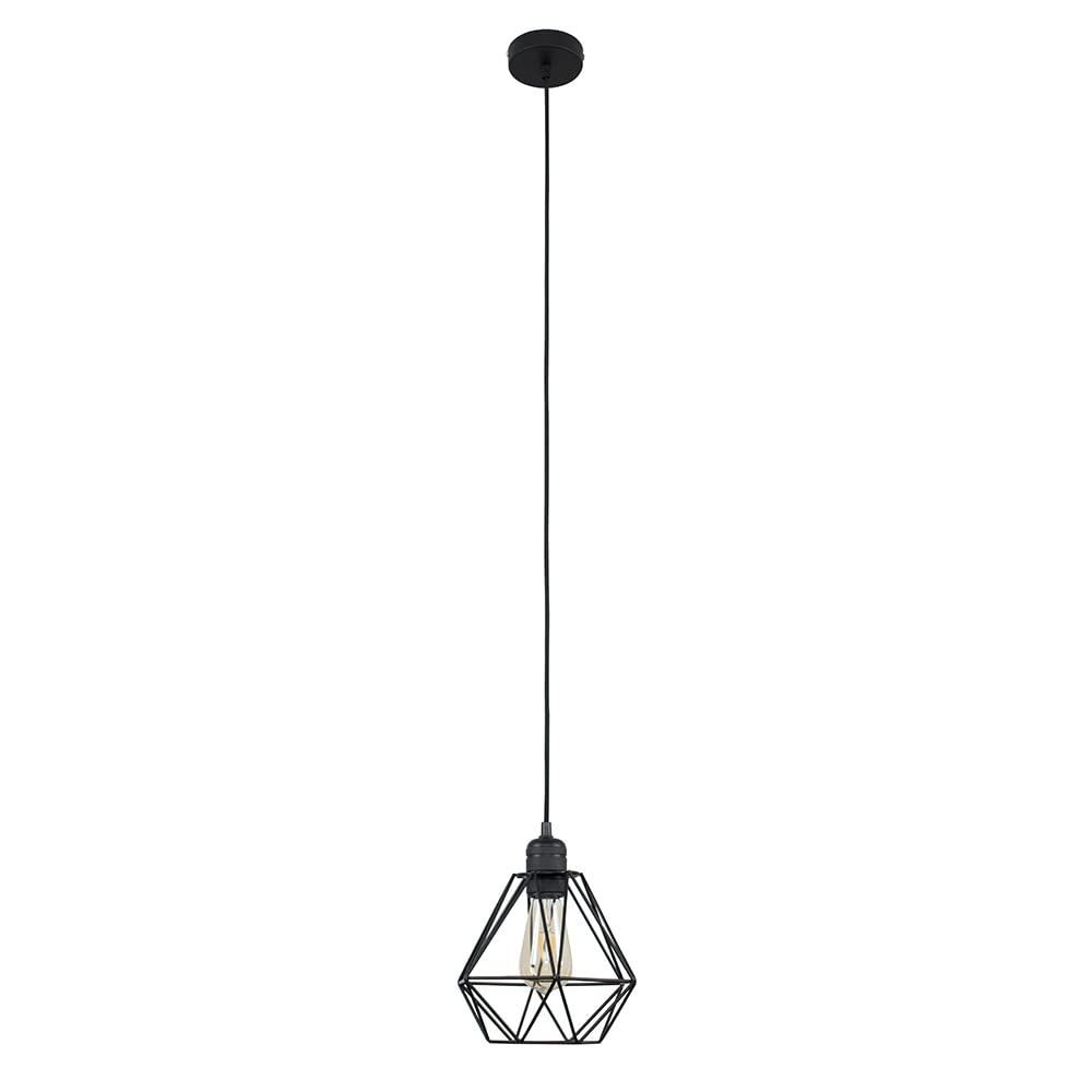 Valuelights Unisex Black Casco Ceiling Light Pendant