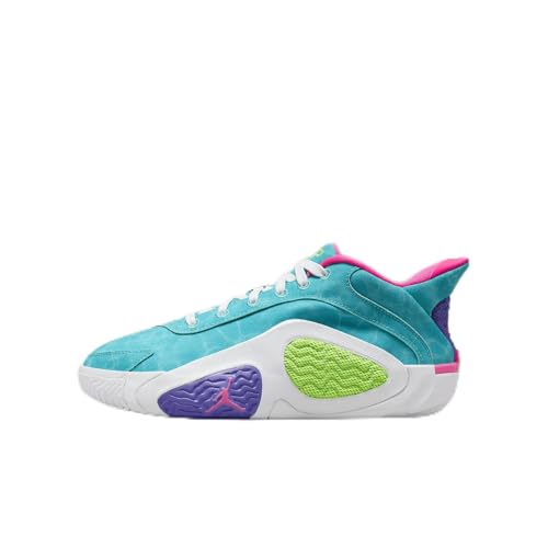 Nike Tatum 2 Big Kids' Basketball Shoes (HJ7382-303, Hyper Jade/White/Hyper Pink/Green Strike)