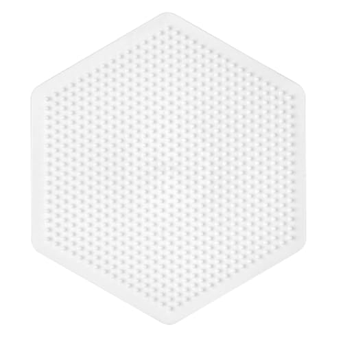 Hama - 276 - Loisir Créatif - Midi Plaque - Hexagonale, Blanc