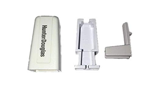 Hunter Douglas Duette Cord Stop Housing and Knob (3 piece set) (5, Aspen White (Off White))