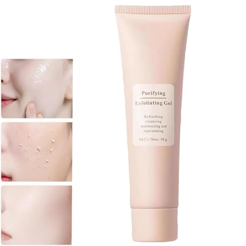 Gel exfoliante purificante, limpiador exfoliante facial, exfoliante facial, gel exfoliante for rostro, limpiador facial exfoliante suave for todo tipo de piel(A)