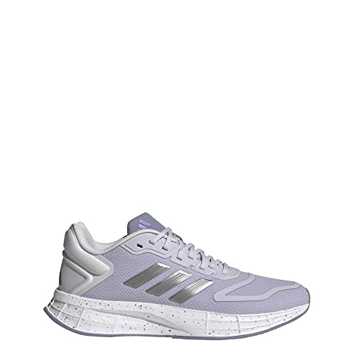 Image of adidas Women's Duramo SL 2.0 Sneaker, Silver Dawn /Taupe Metallic /Violet Fusion, 13.5