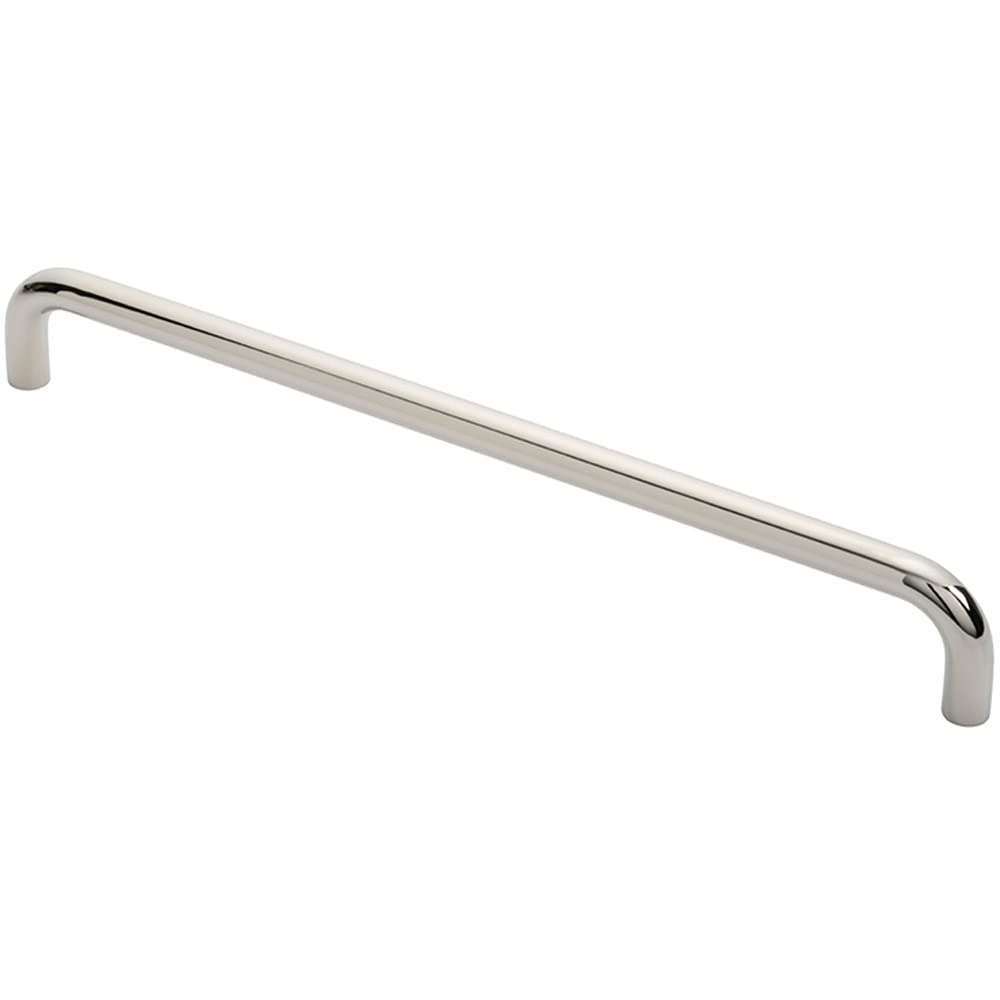 Round D Bar Pull Handle 469 X 19Mm 450Mm Fixing Centres Bright Steel 5056492570502
