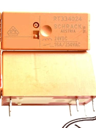 Relais 24V RT334024 24VDC avec commutation forte puissance 16A lot de 5