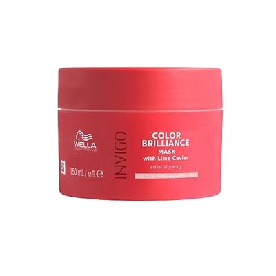 Wella Professionals Invigo Color Brilliance- Mascarilla Intensificadora del Color -Brillo y suavidad - Devuelve el color -Cabello fino y normal 150ml