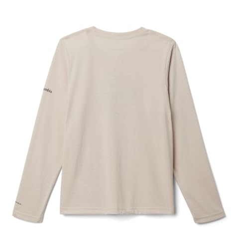 Columbia Camiseta de manga comprida para meninos jovens La Poudre Pass, pedra escura/árida Aardvark,