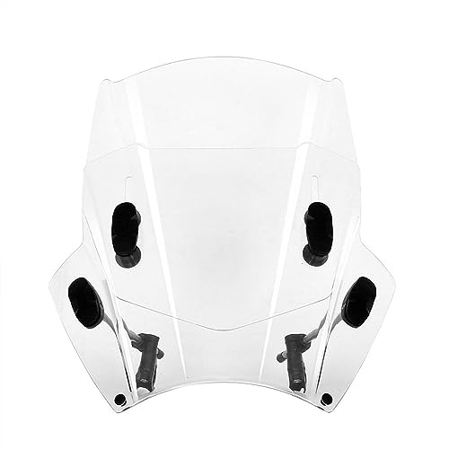 Spoiler pare-brise 22 25 28 mm universel ajustable transparent pour moto Kawasaki W800 Z125