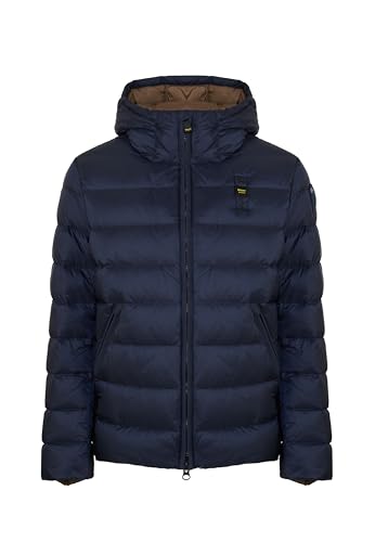 Chiusura con zip nascosta Copri cursore sul collo Tasche con zip nascosta Coulisse sul fondo Tasca interna con velcro e zip Patch e passante con logo