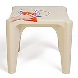 AJH Kinder Schreibtisch und Stuhl Kinder Kinder Kunststoff Hausgarten Picknicktisch 59 X 59 cm