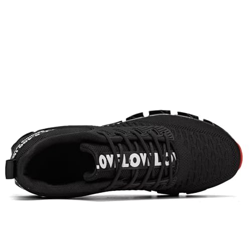 Image of Vooncosir Men's Fashion Sneakers Breathable Mesh Running Shoes Blade Non Slip Soft Sole Casual Athletic Walking Shoes