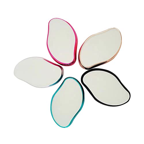 Depiladora de cristal mágico, Depiladora de damas, Depiladora de piernas de damas, Depiladora física indolora, Almohadilla para depilación, Depiladora de cristal, Exfoliante de depilación(Azul) Cover