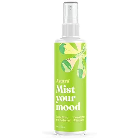ASUTRA Lemongrass & Jasmine Essential Oil Blend Aromatherapy Spray Cover
